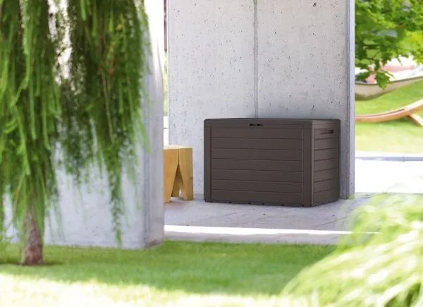 InternetovaZahrada Úložný box - 78x43x55cm - hnedý