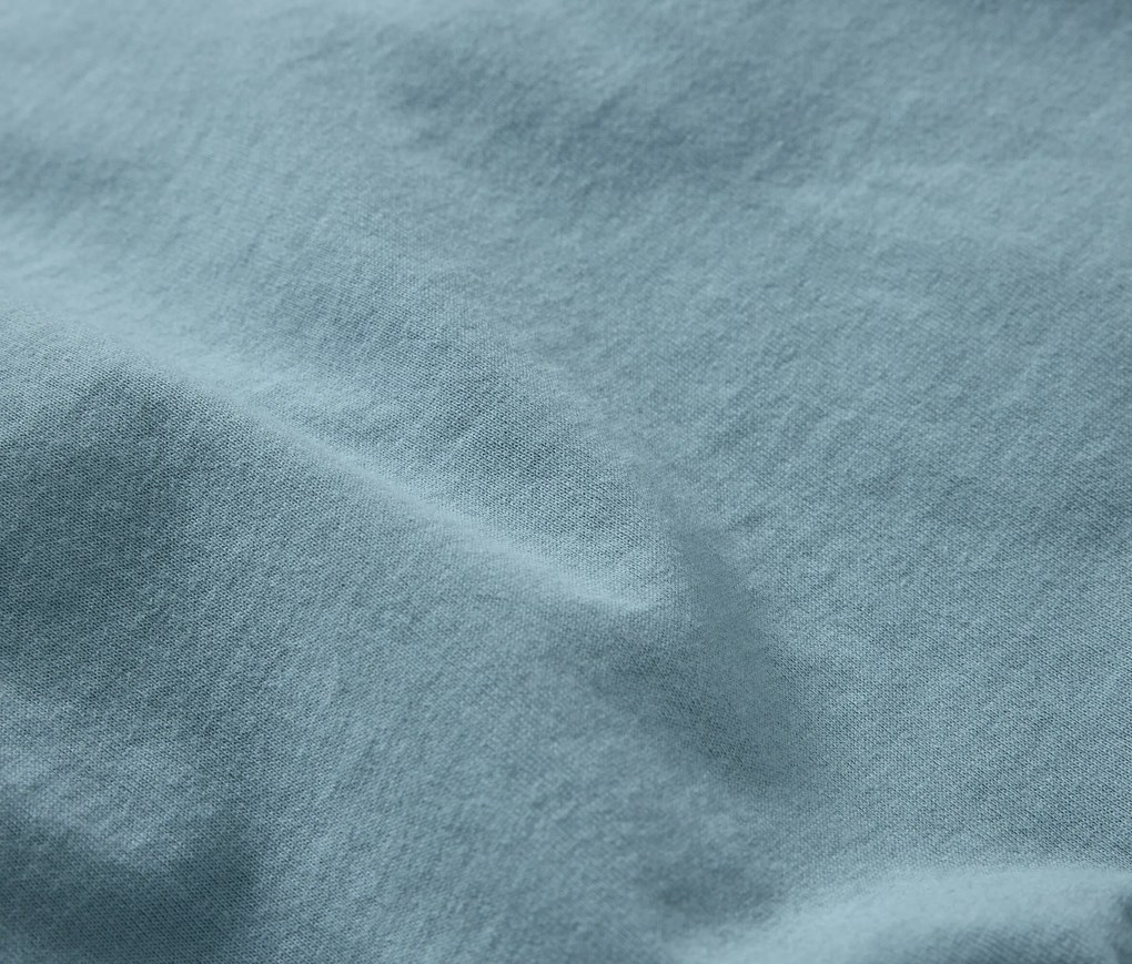 Džersejová posteľná bielizeň, modrá, štandardná veľkosť