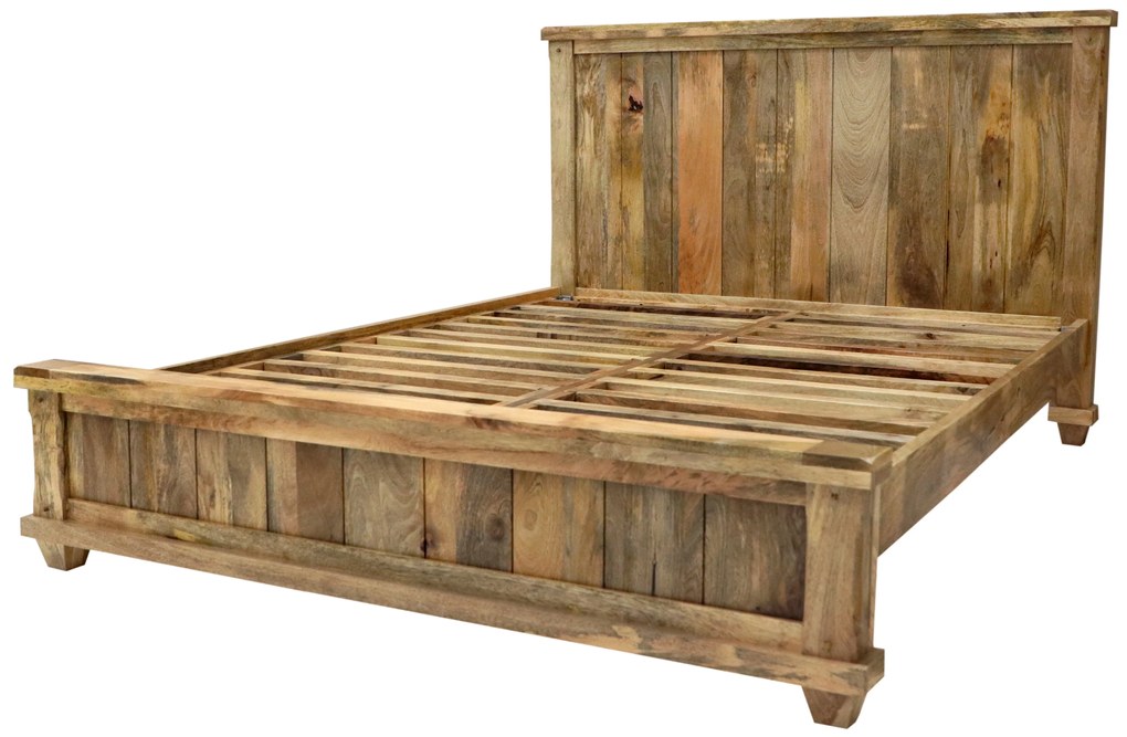 furniture-nabytek.cz - Masívna posteľ 180x200 z dreva mango
