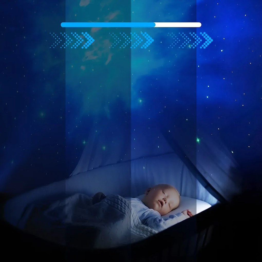 LED projektor Astronaut s diaľkovým ovládaním