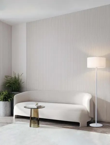 LED biela stojaca lampa Sibnia