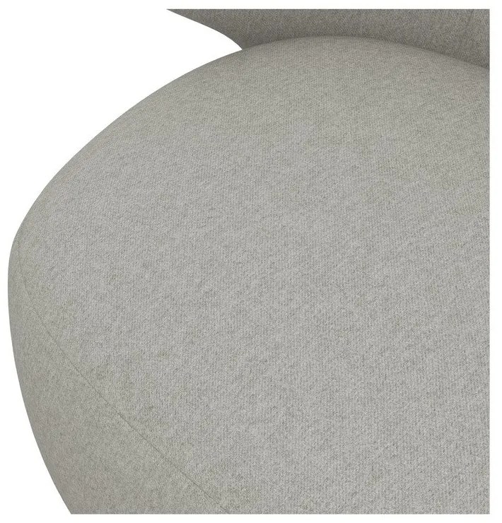 Svetlosivé kreslo Kama – Makamii