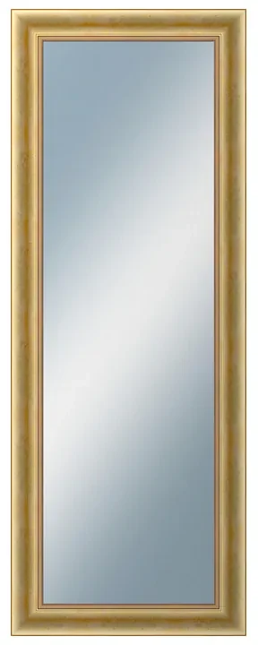 DANTIK - Zrkadlo v rámu, rozmer s rámom 60x160 cm z lišty KŘÍDLO veľké zlaté patina (2772)