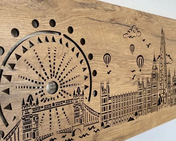 Podsvietený obraz Londyn