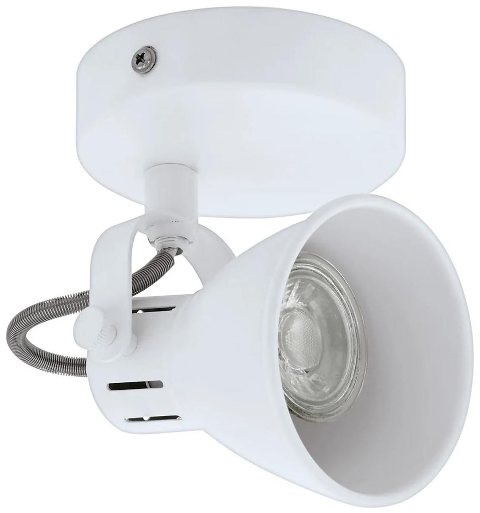 EGLO Nástenné jednobodové LED svetlo SERAS 1, biele