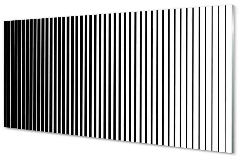 Sklenený obraz Prechod pre chodcov pruhy 100x50 cm
