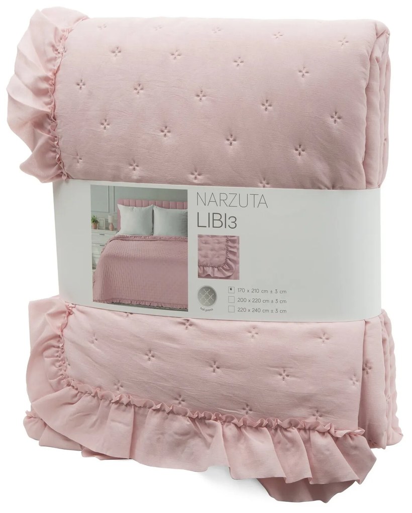 PREHOZ NA POSTEĽ LIBI3 220X240 CM PÚDROVÝ