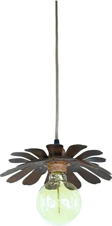 Bohemia-Design - Závesné svietidlo na lankách 1xE27/60W/230V bronzové