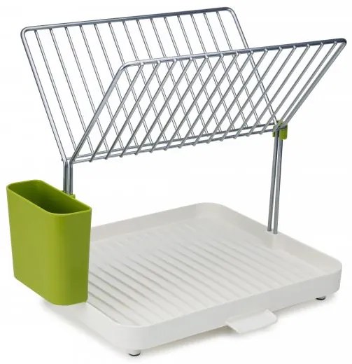 Dvojposchodový odkvapkávač na riad Joseph Joseph Y-Rack 85083 – biely / zelený