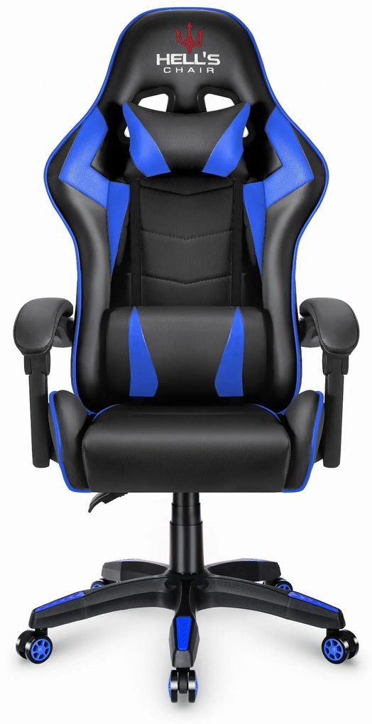 Hells Herné kreslo Hell's Chair HC-1007 Blue Black