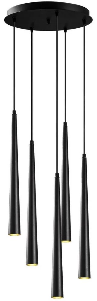 LED Luster na lanku UGUR 5xLED/3W/230V