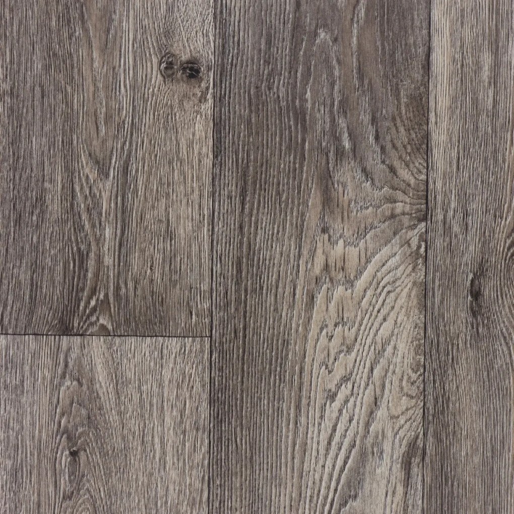 PVC podlaha - lino Toptex Aged Oak 967M, na mieru, šíře 5m, šedá, filc, chodba / predsieň, Beauflor