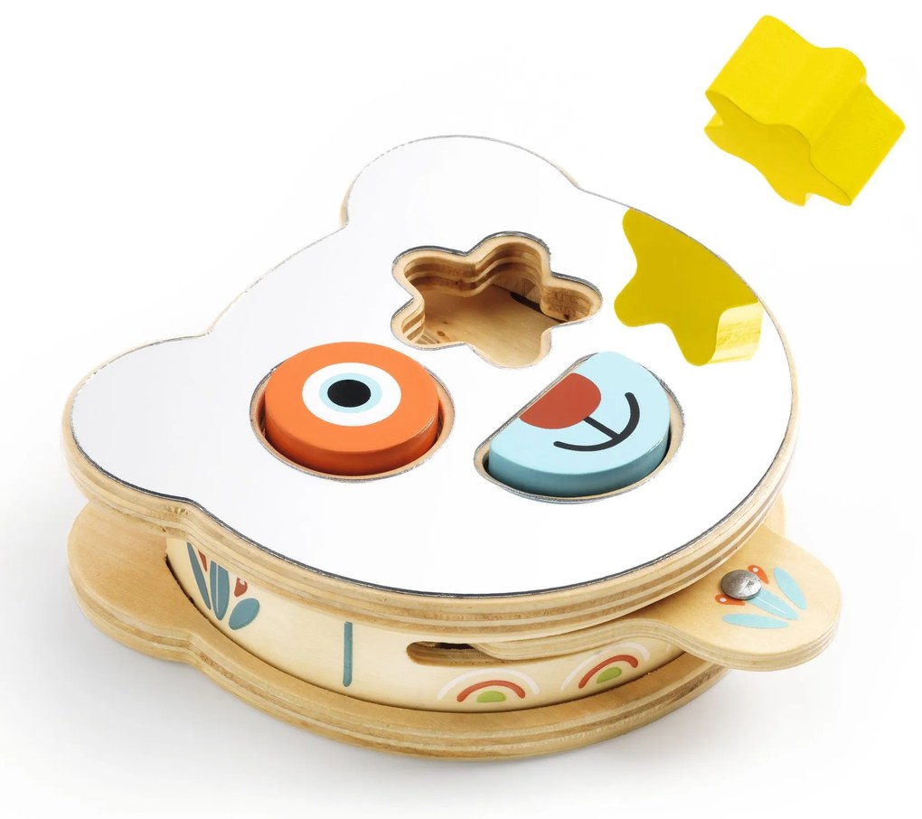 Triediaca hra so zrkadlom - medvedík