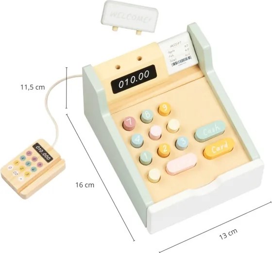 Drevená pokladňa Tooky Toy TP543