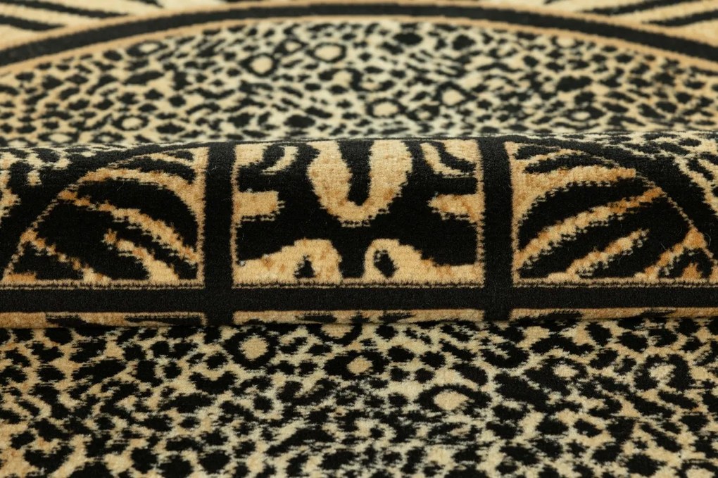 TA Koberec 6600A ČIERNY ATLAS PP OV Rozmer: 180x250 cm