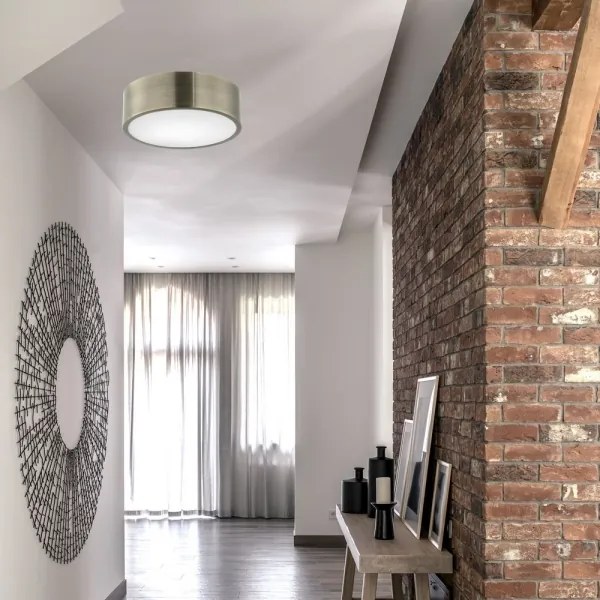 Stropné svietidlo DANTE 1xE27/60W/230V pr. 26 cm patina