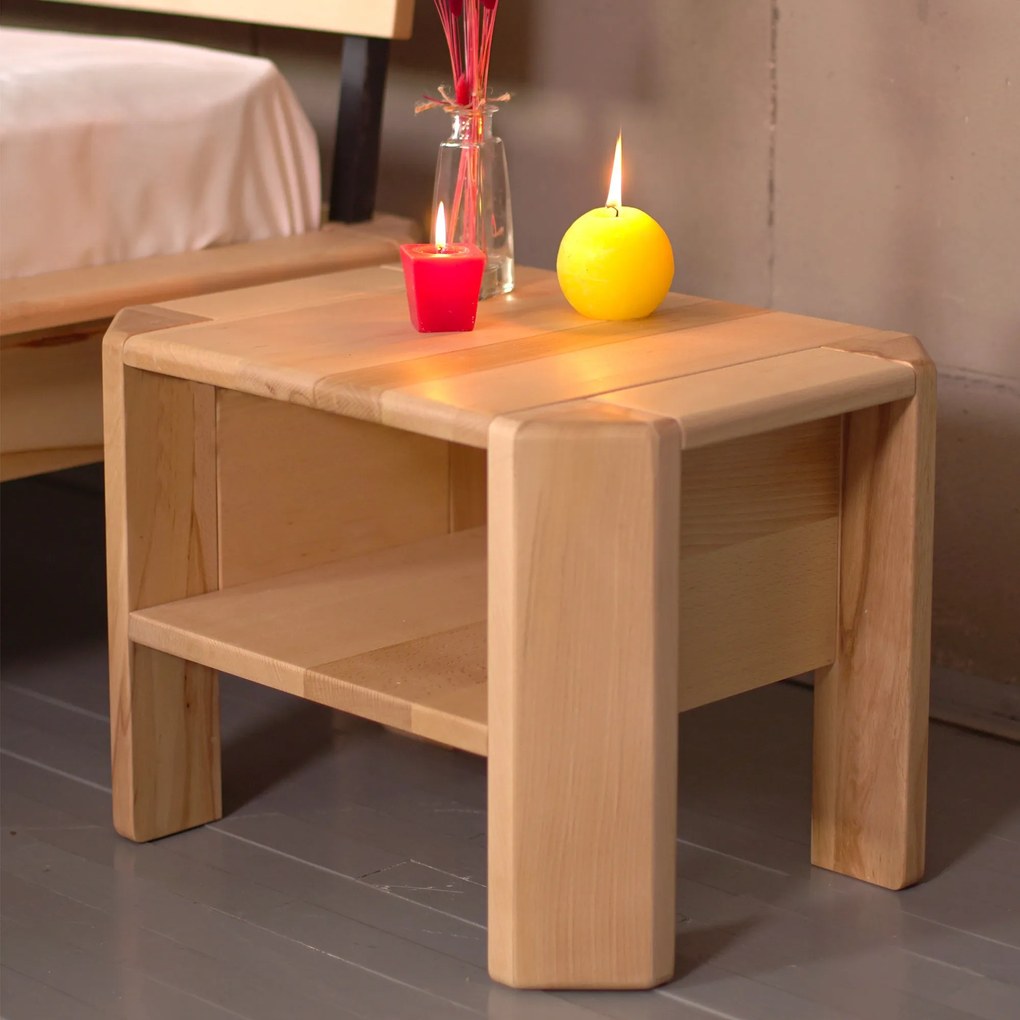 Nočný stolík LOFT 01 z masívu