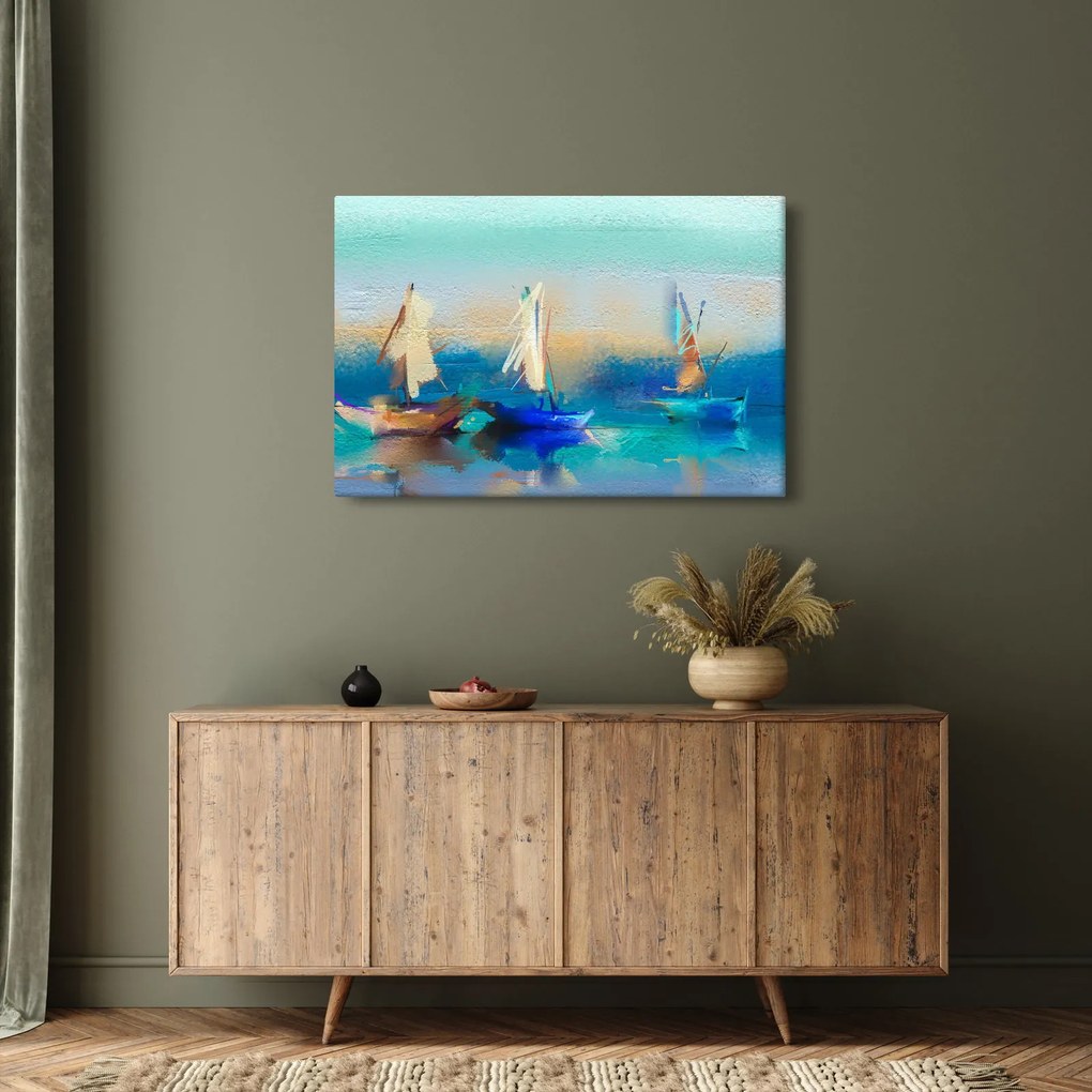Obraz - Obraz krajiny, maľba (90x60 cm)