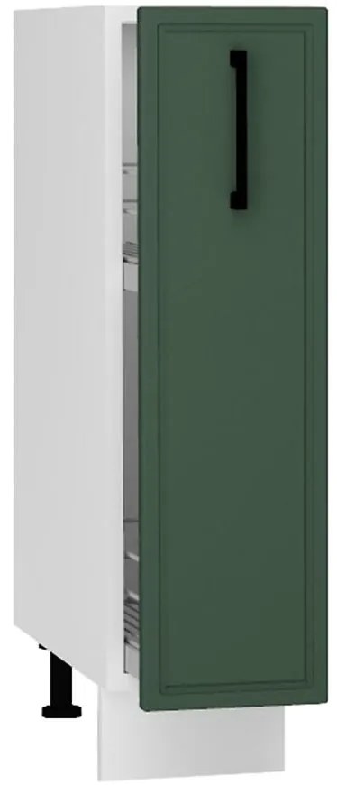 Kuchynská skrinka Emily D20 Cargo + kôš zelená mat