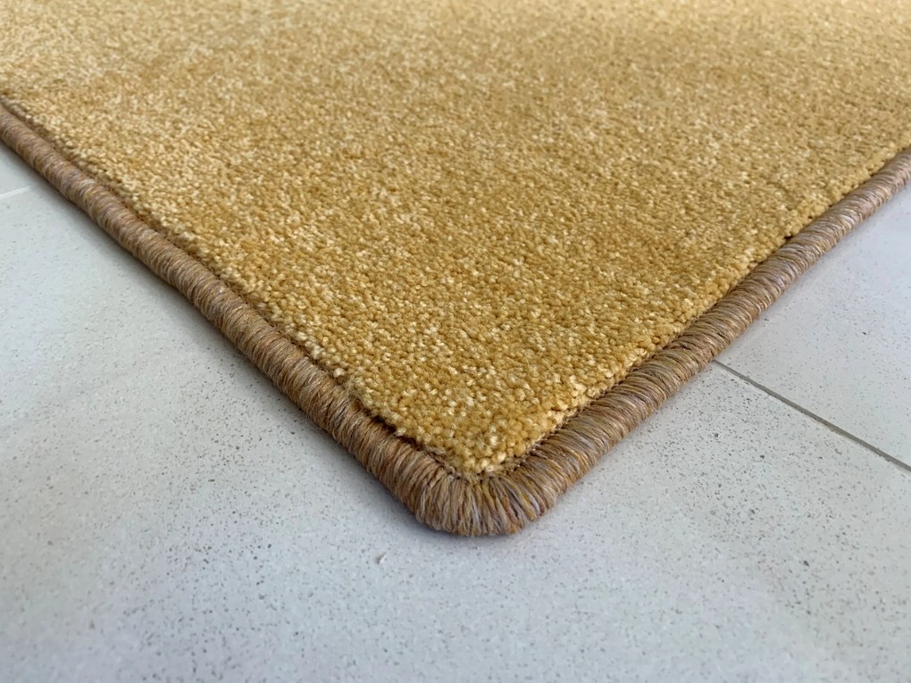 Vopi, Koberec behúň na mieru Eton Exklusive žltý, šíre 60 cm, žltá, chodba / predsieň