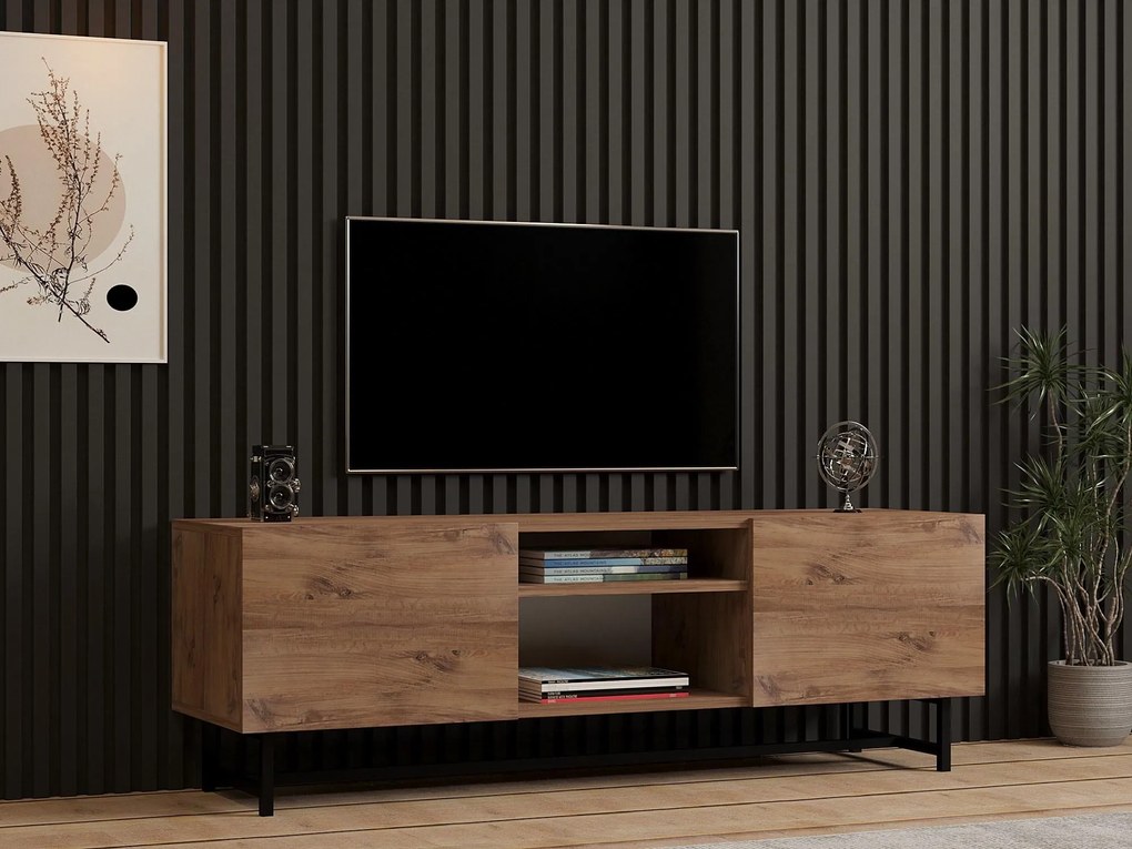 TV stolík/skrinka Mupule (borovica atlantická) . Akcia -29%. Vlastná spoľahlivá doprava až k Vám domov. 1095392