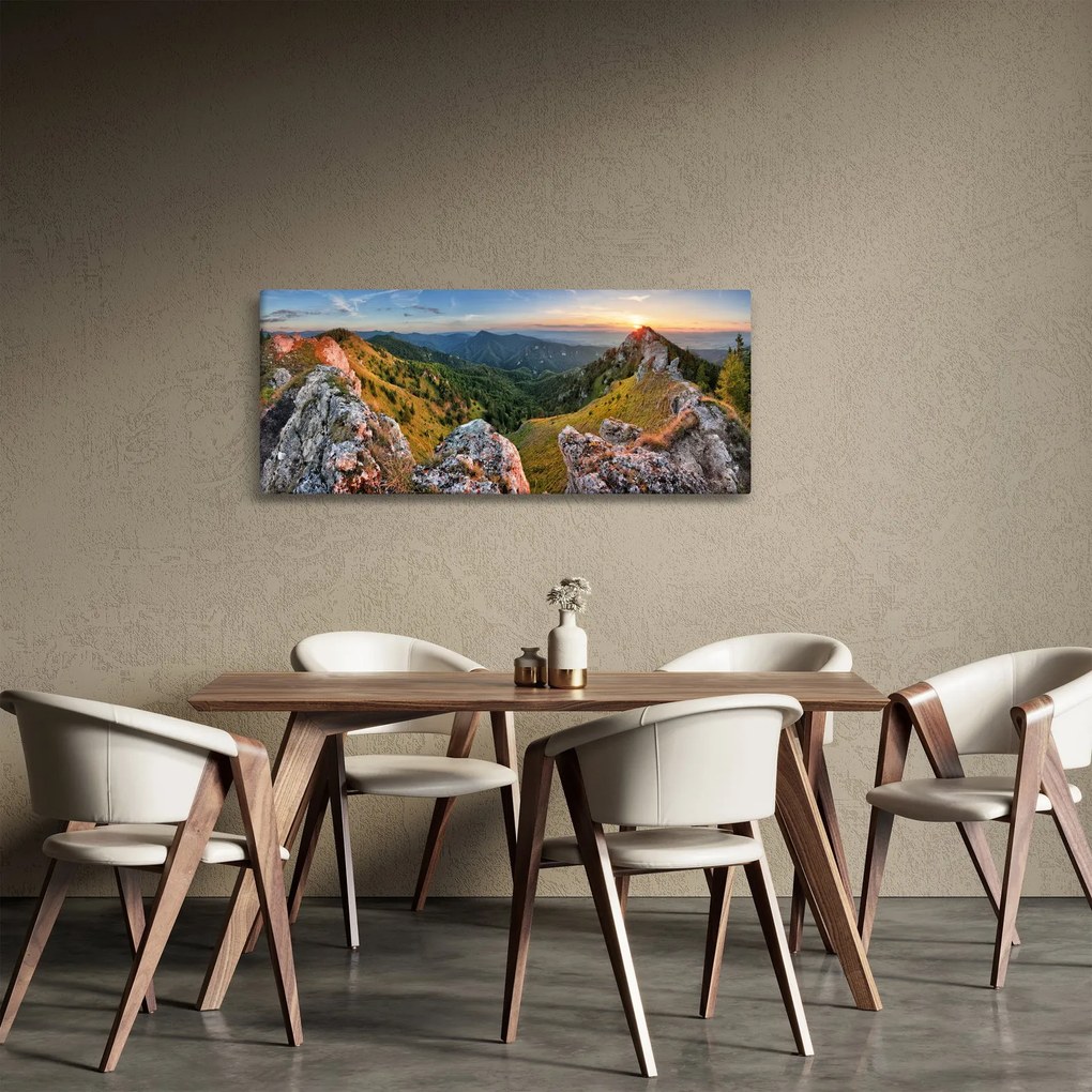 Obraz - Horská krajina (120x50 cm)