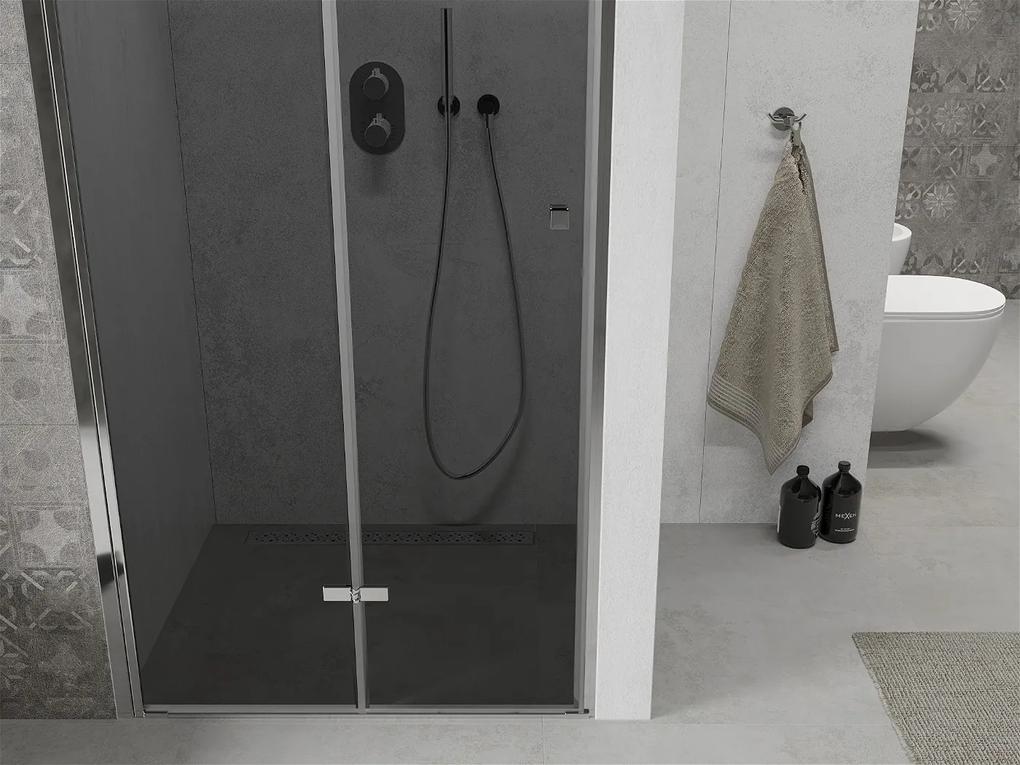 Mexen LIMA sprchové skladacie dvere ku sprchovému kútu 120 cm, chróm-šedá, 856-120-000-01-40