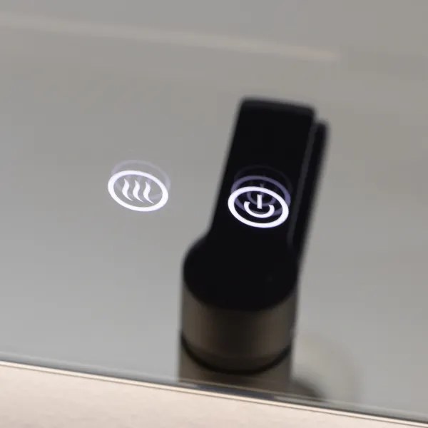 Brilagi - stmievateľné kúpeľňové vyhrievané zrkadlo s podsvietením DIANA LED/17W/230V 60x60 cm IP44