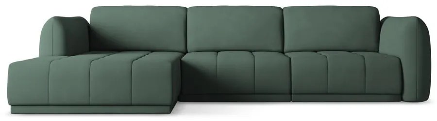 Zelená rohová pohovka (ľavý roh) Hoku – Makamii