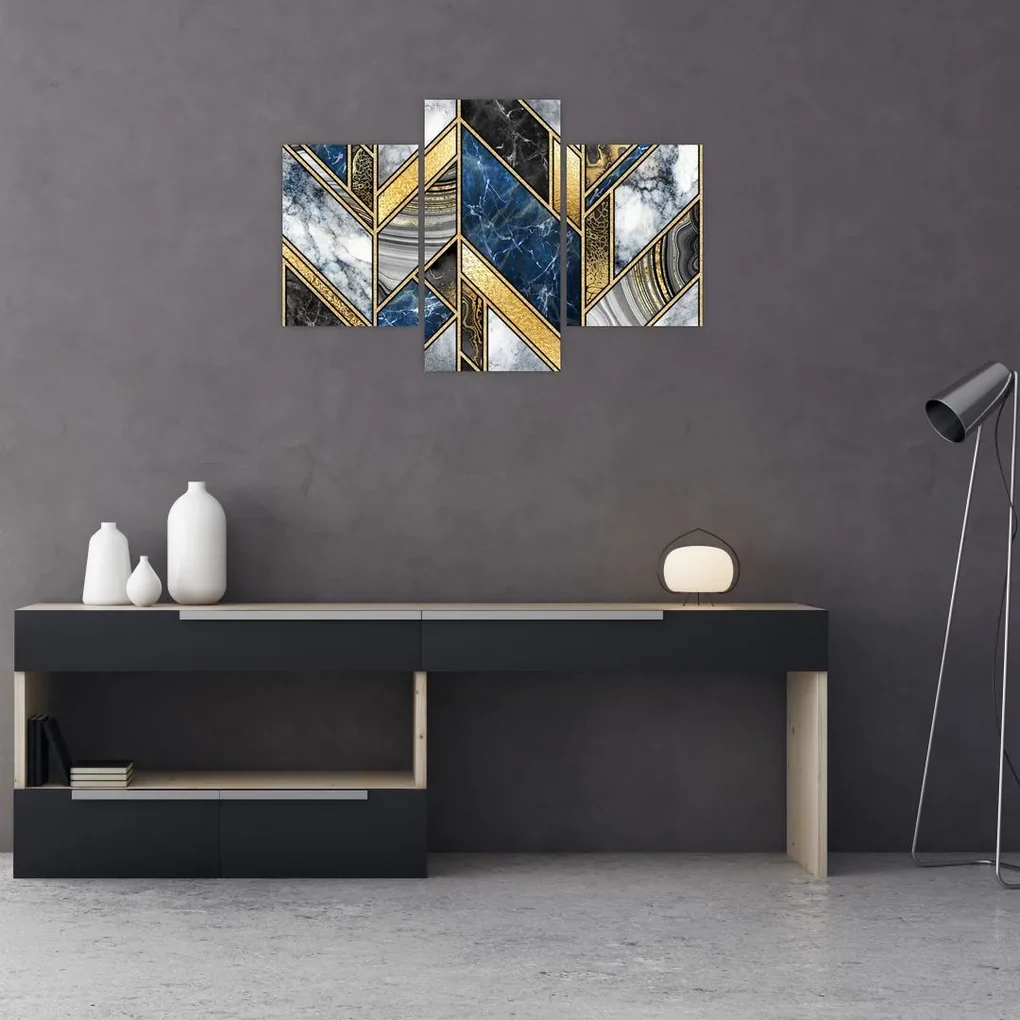 Obraz umelecké abstrakcie (90x60 cm)