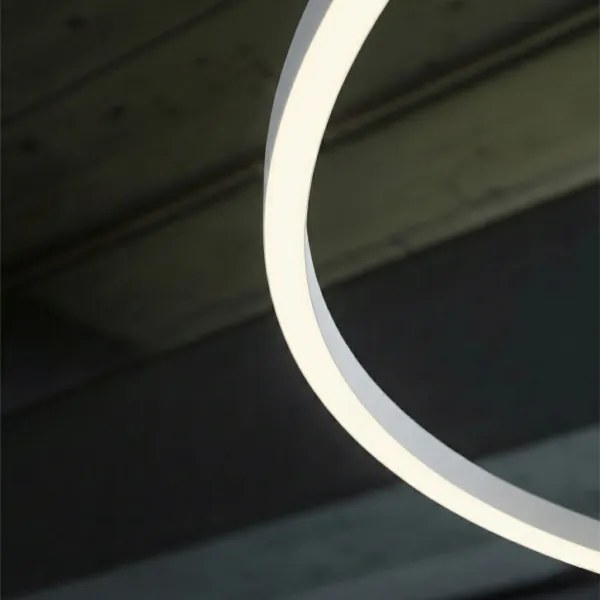 Ideal Lux - Závesné LED svietidlo na lane ORACLE SLIM LED/53W/230V 2700K priemer 90 cm biela
