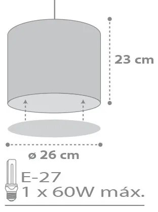Dalber D-62012E - Detský luster SWEET DREAM 1xE27/60W/230V