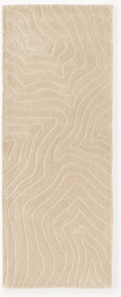 Ručne tuftovaný vlnený behúň Aaron