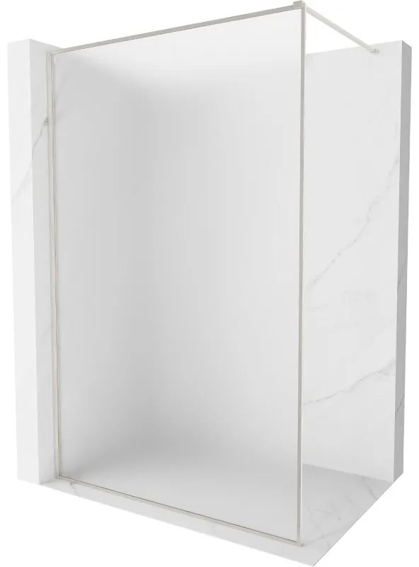Mexen Kioto-XF, sprchová zástena s rámom 150 x 202 cm, 10mm sklo námraza, oceľový profil, 800-150-104-97-30-X