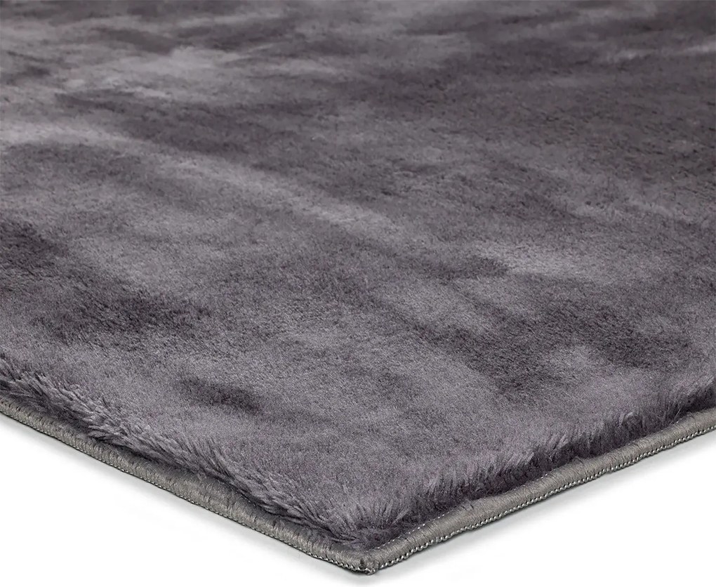 Shaggy koberec Rabbit 62 Anthracite – viacfarebný obdĺžnik Rozmer: 40x60 cm