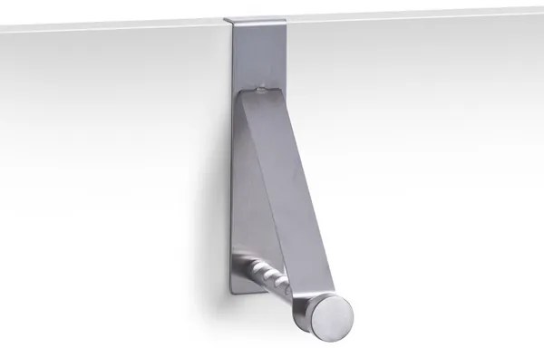 Zeller Present Prídavný vešiak na dvere na ramienka, nehrdzavejúca oceľ