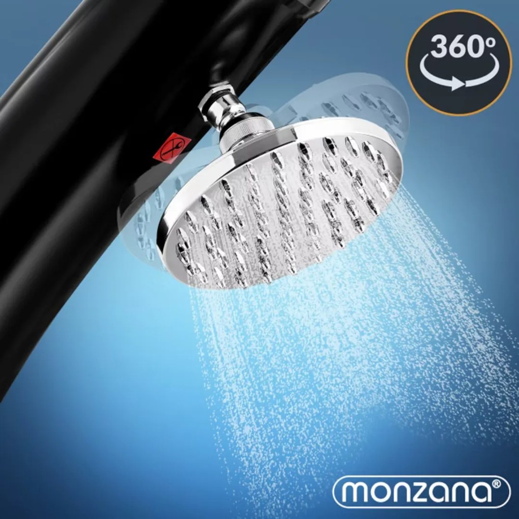 Solárna sprcha BOW, 20l, čierna Monzana