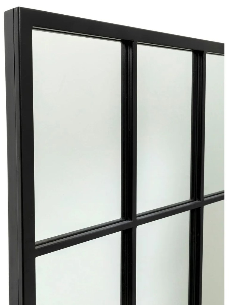 Finestra nástenné zrkadlo čierne 60x140 cm