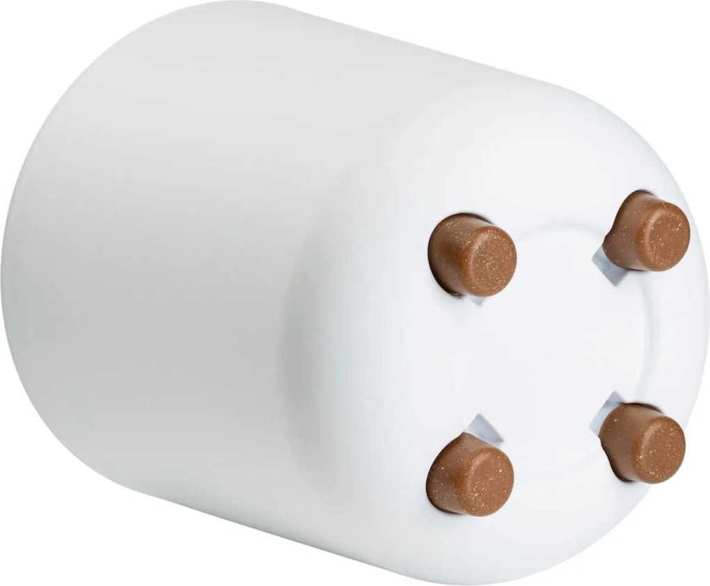 PLASTOVÝ KVETINÁČ TERRA 24X27,5 CM BIELA