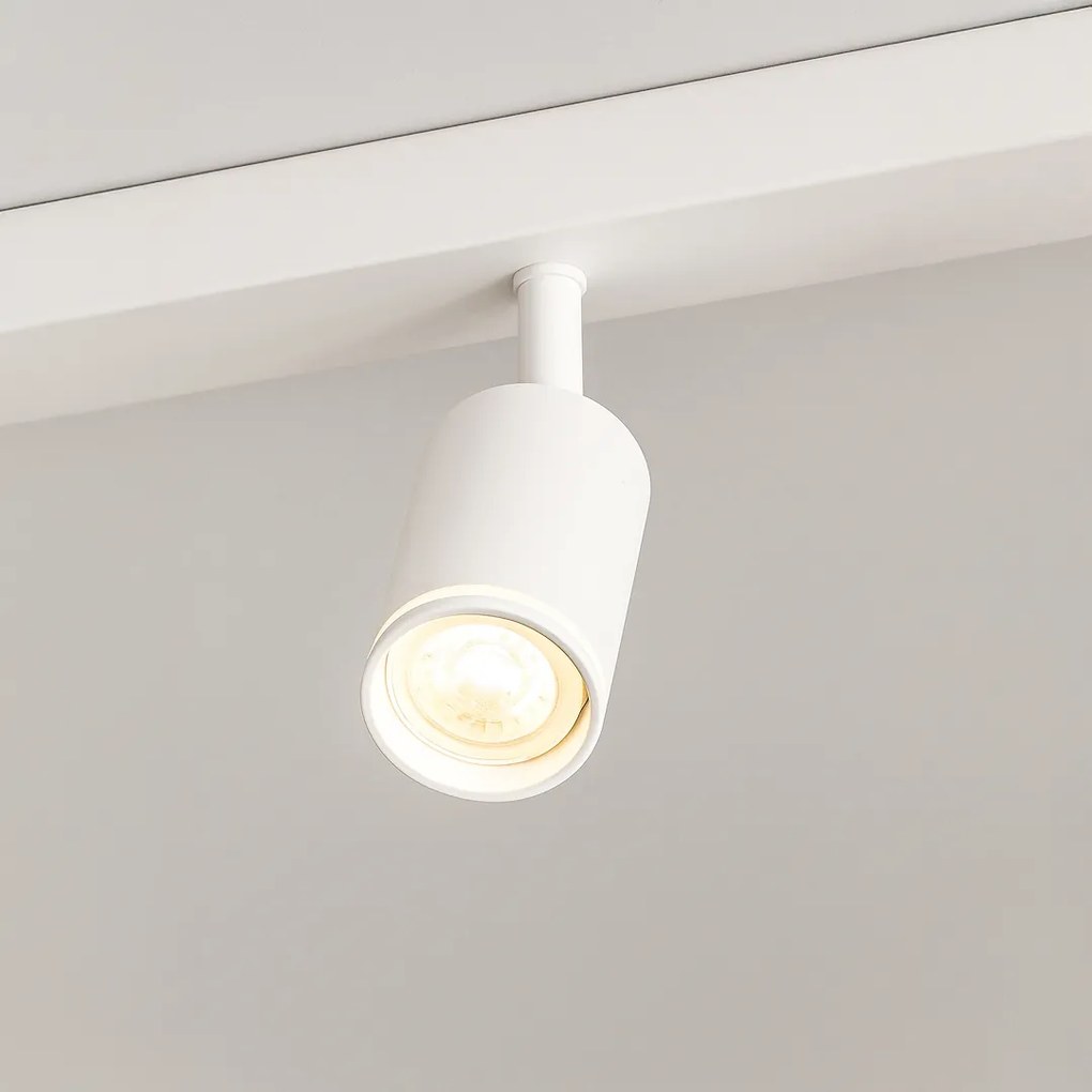Bodové svietidlo Pipe Ring, 4x biele kovové tienidlo, w