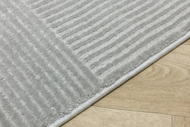 Koberec MISHA J087A svetlosivý / tmavosivý