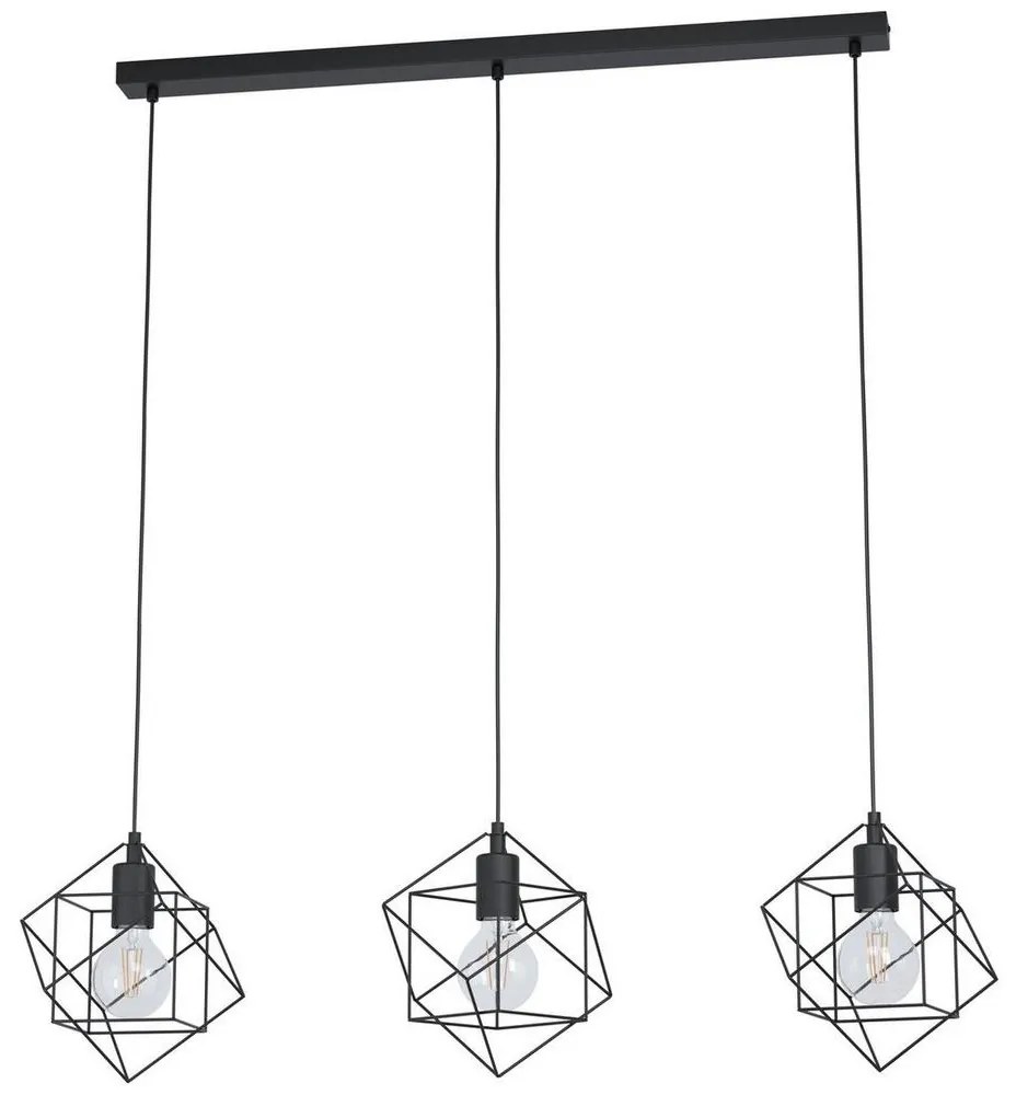 Eglo 43361 - Luster na lanku STRAITON 3xE27/60W/230V