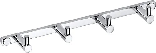 Bemeta Design OMEGA: Vešiak, so 4 háčikmi - 104606102