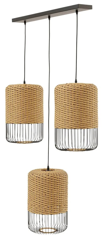 Aloha Drop Tre visiaca lampa béžová 80 cm