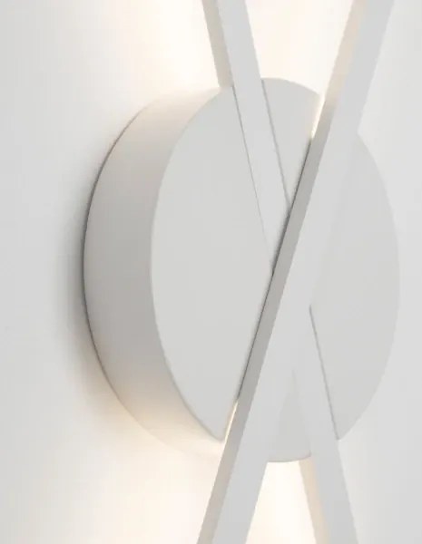 LED nástenné svietidlo Reslin 24.5 biele