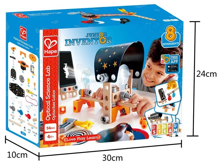 Vedecké laboratórium - 8 experimentov so svetlom, 54 ks