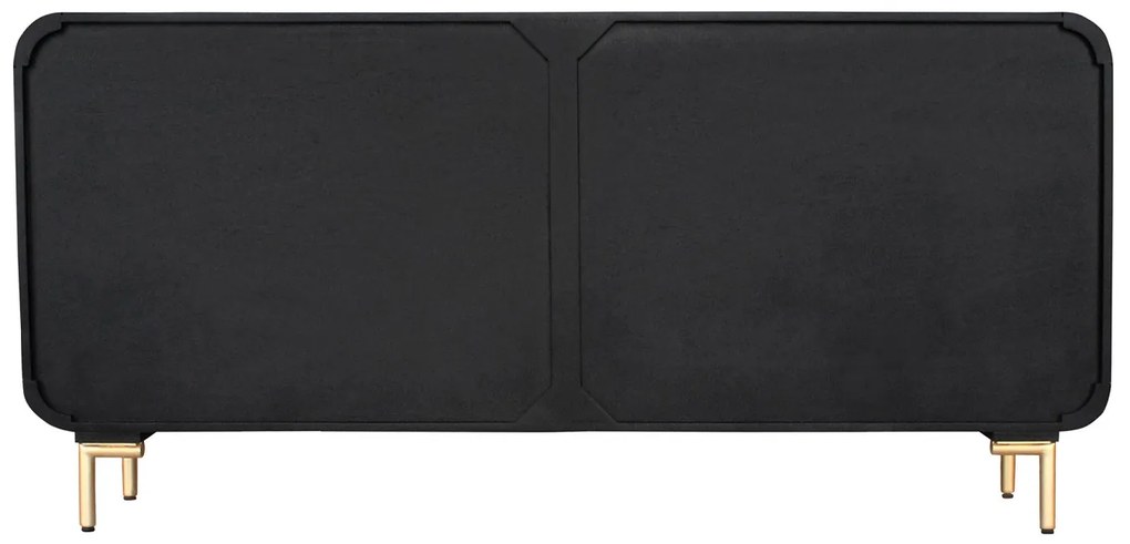 Dizajnová komoda Gavrilla 160 cm čierne mango