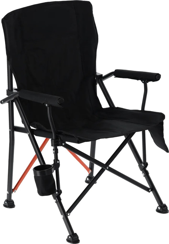 CH Skladacie kempingové kreslo - čierna