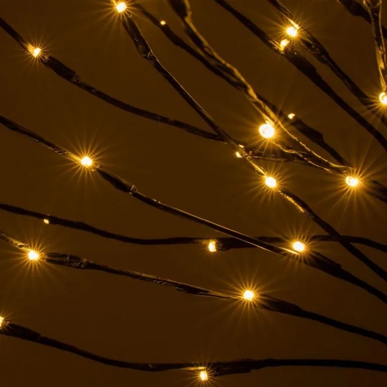 Nexos 72882 Vianočná dekorácia - svetelný strom, 110 cm, 80 LED teple biely