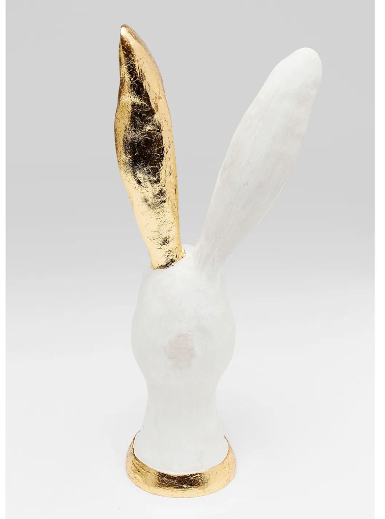 Bunny dekorácia 30 cm zlatá/biela